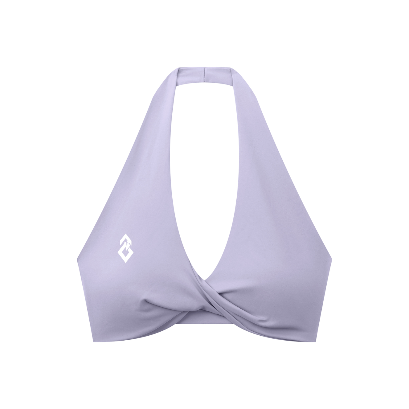 Women's Pleated Halter Sports Bra
