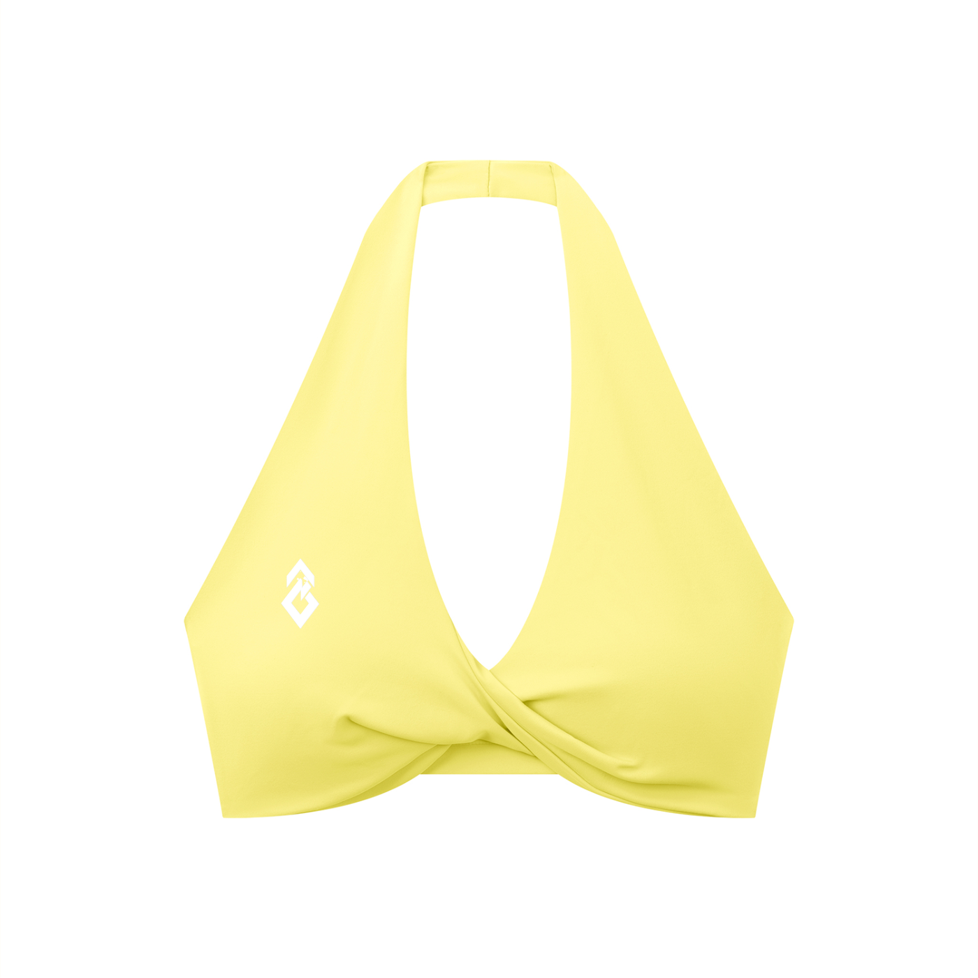 Women's Pleated Halter Sports Bra