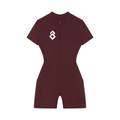 Women's Quarter-Zip Short Sleeve Romper